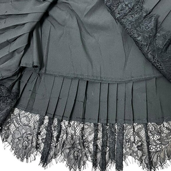whimsygoth pleated lace mini skirt - Picture 2 of 6